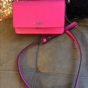 SOLD Aldo bright pink crossbody